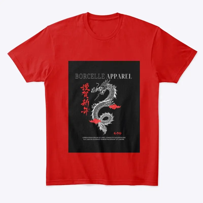 Dragon T shirt print