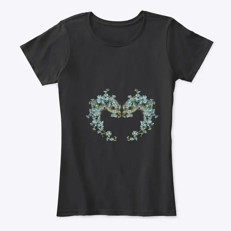 Heart print t shirt