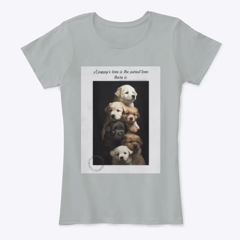 Puppys print t shirt