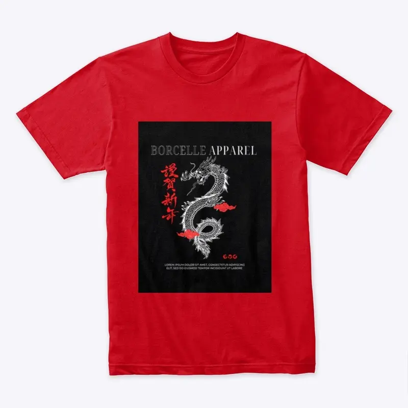 Dragon T shirt print