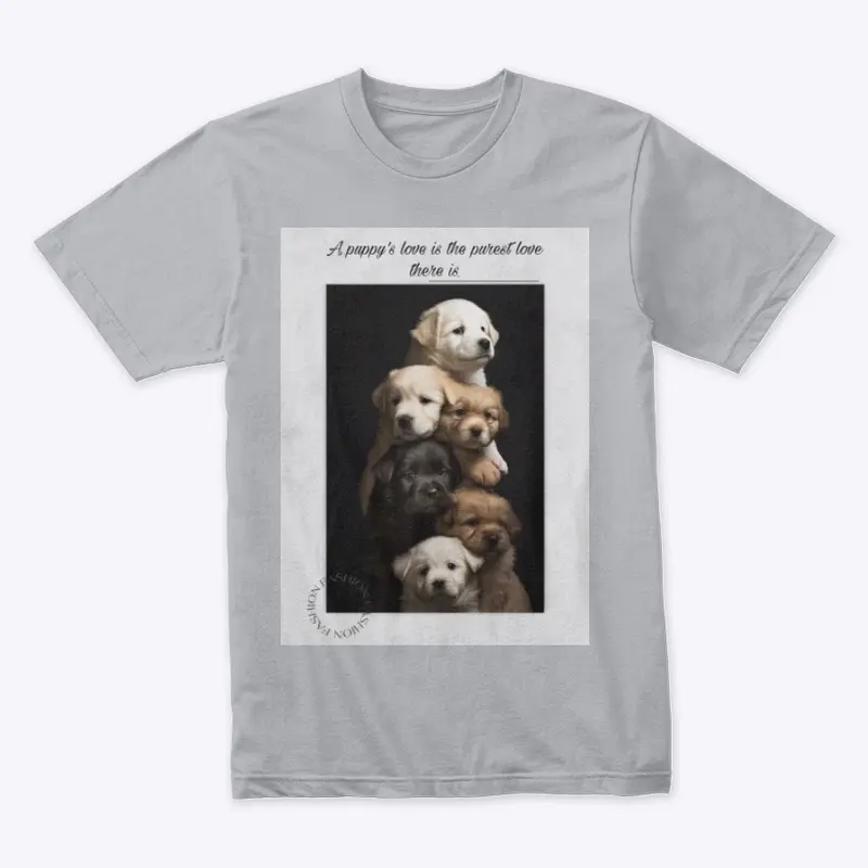 Puppys print t shirt